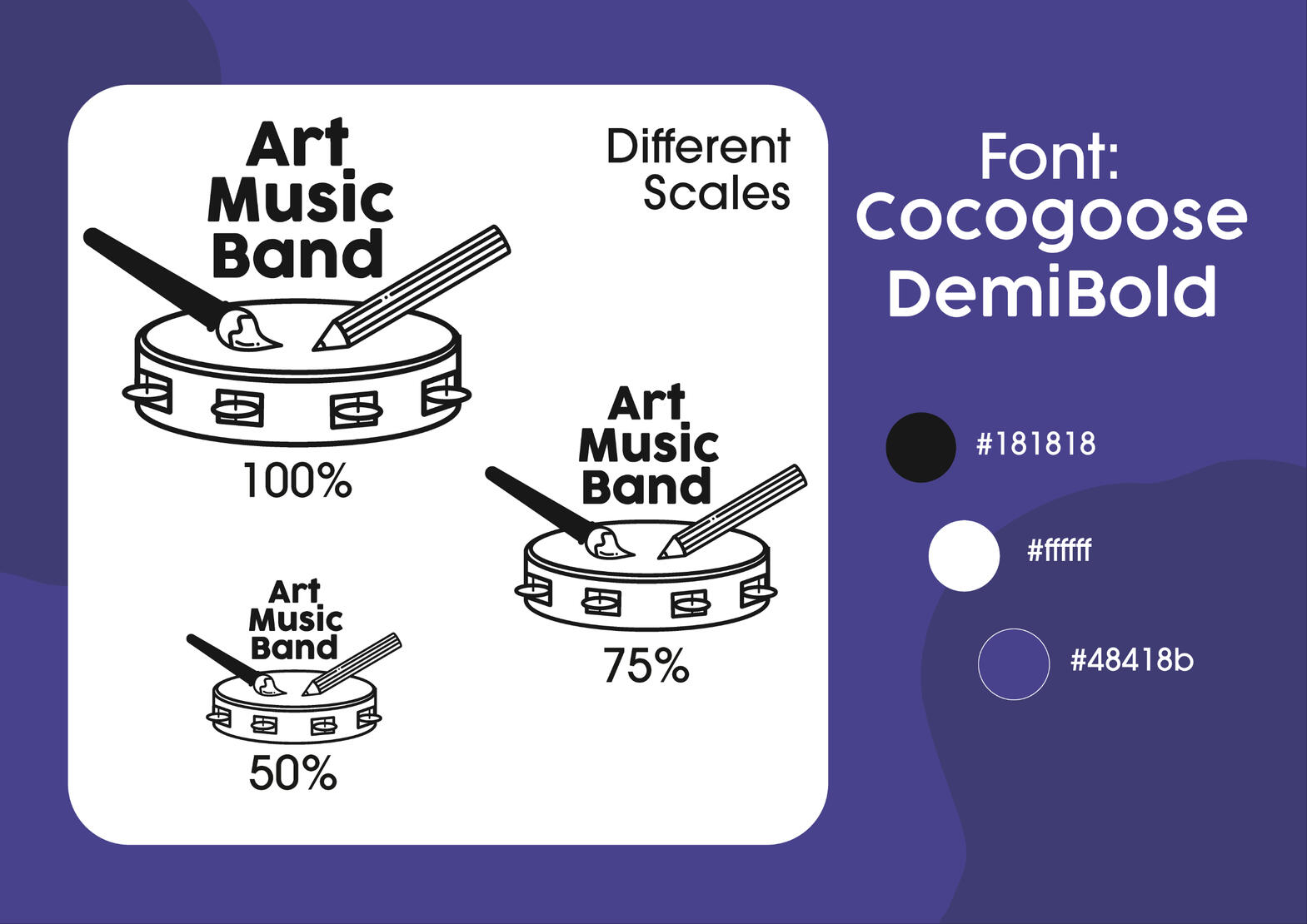 Logo sizing and color
